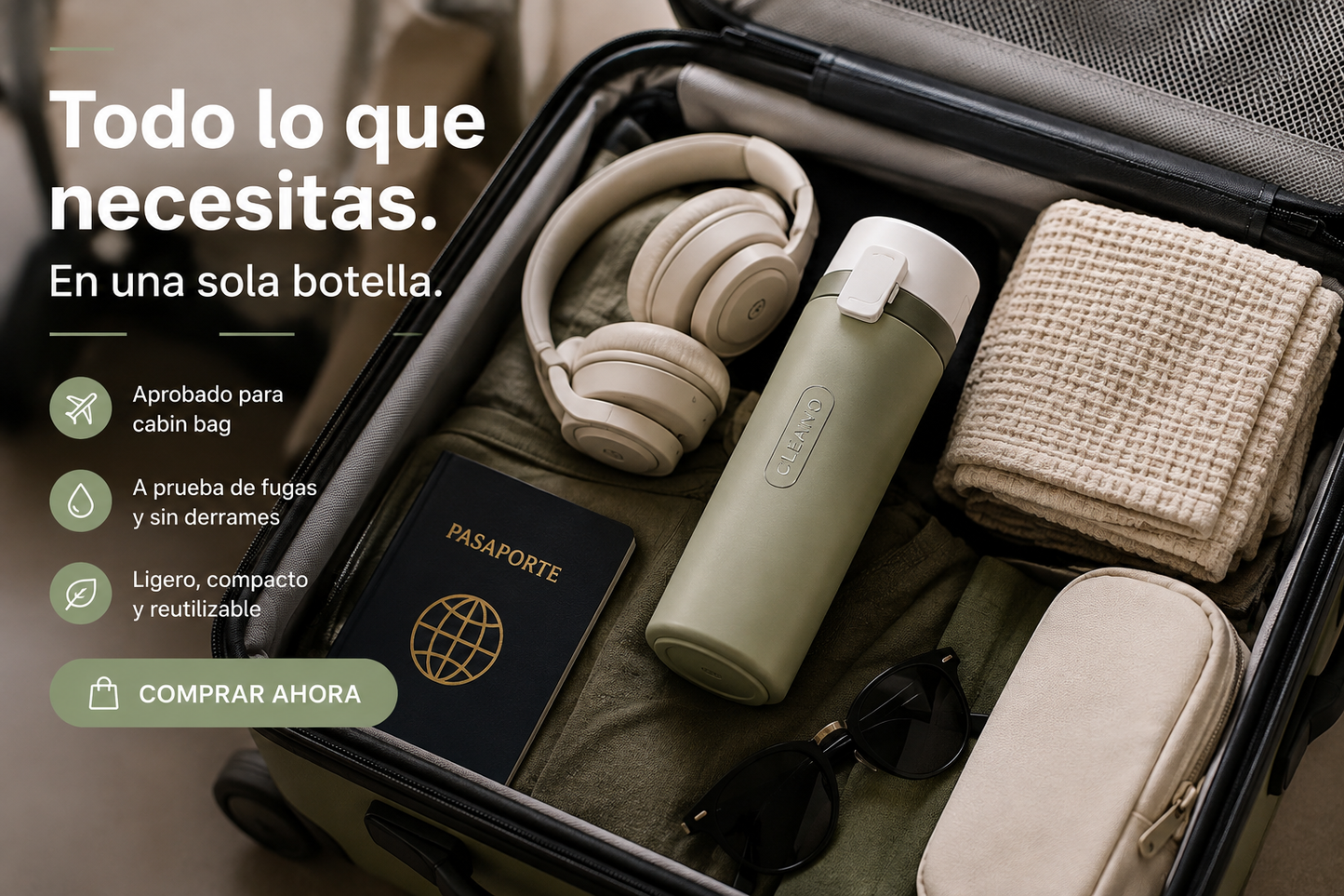 Viaja ligero. Organiza mejor.