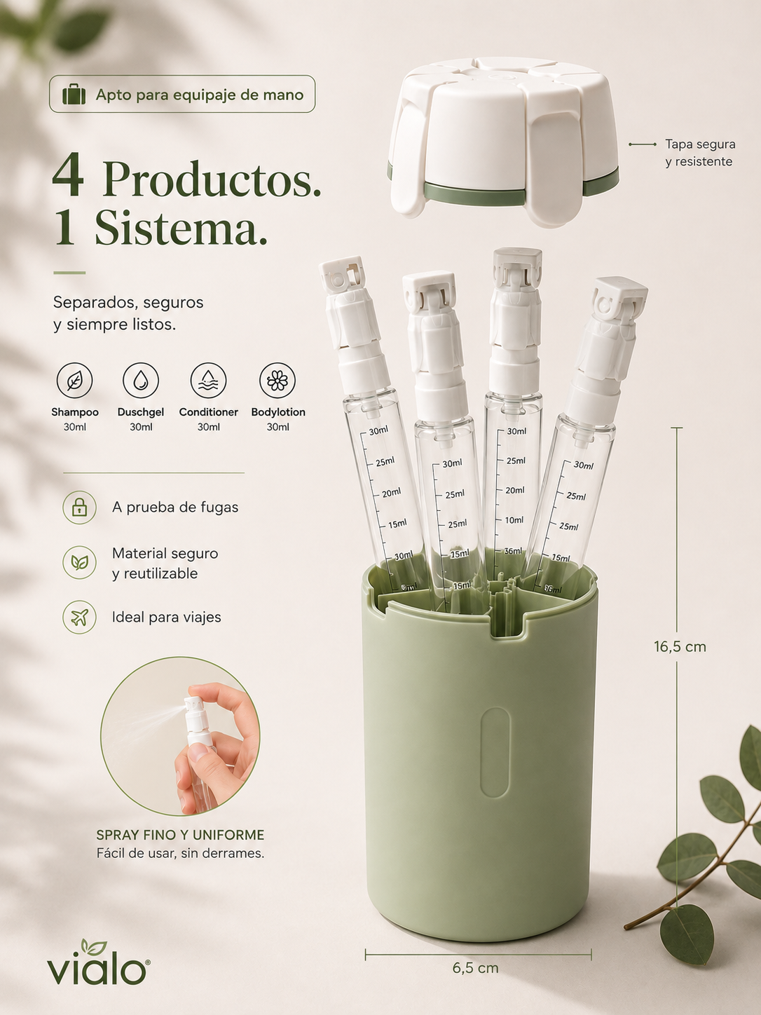 Viaja ligero. Organiza mejor.